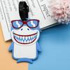 Travel Accessories Creative Baggage Boarding Luggage Tag Animal Cartoon Silica Gel Suitcase ID Address Label Holder Portable
