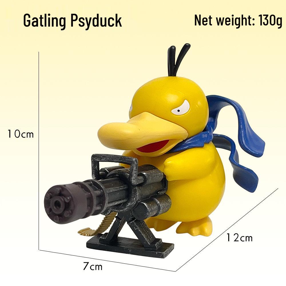 Trendy Gatling Psyduck Ornament Figure - Car & Desktop Toy Gift