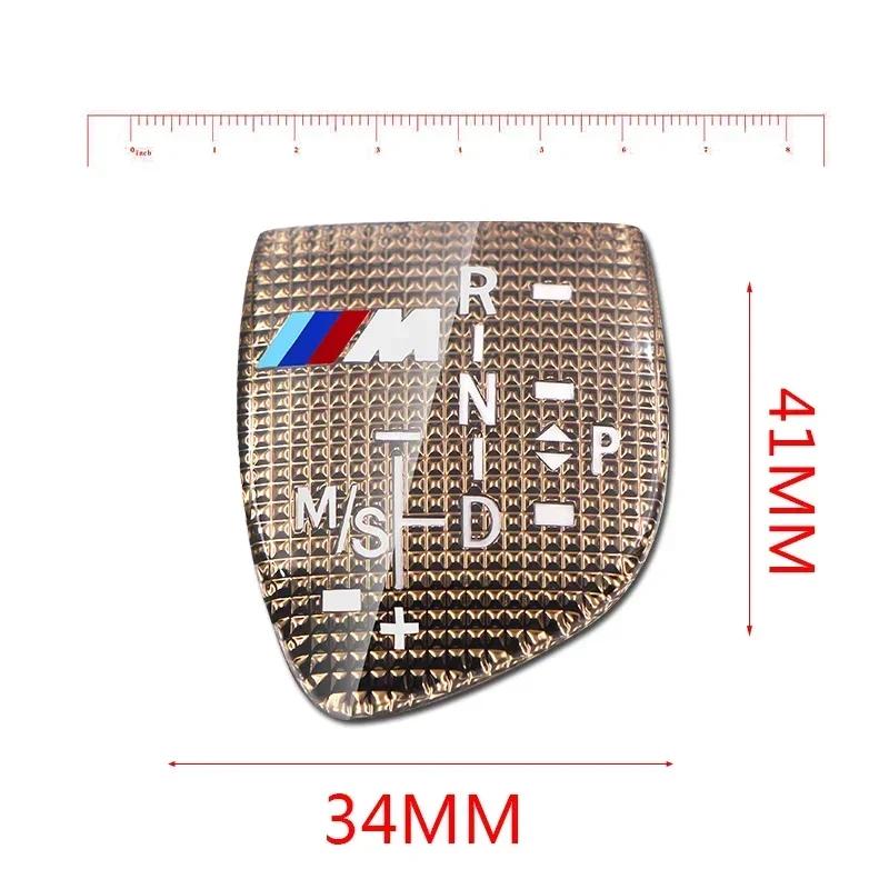 B4 A5 For BMW M 1pcs M Performance Car Gear Shift Knob Sticker Cover For Bmw M Sticker X1 X3 X4 X5 X6 X7 E46 E90 F20 E60 E39 F10