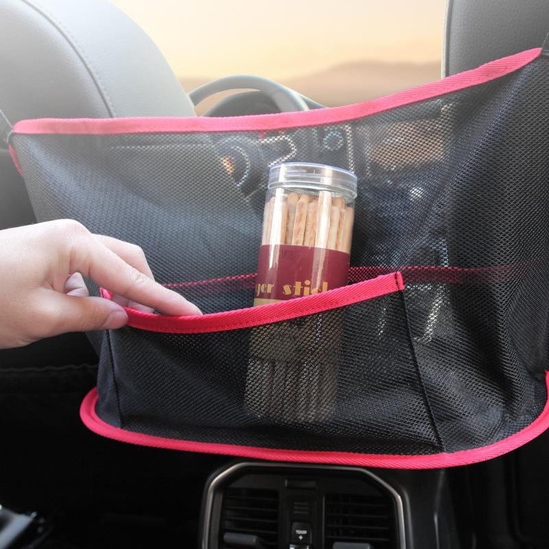 Foldable Leather Car Seat Gap Organizer & Backseat Storage Pouch