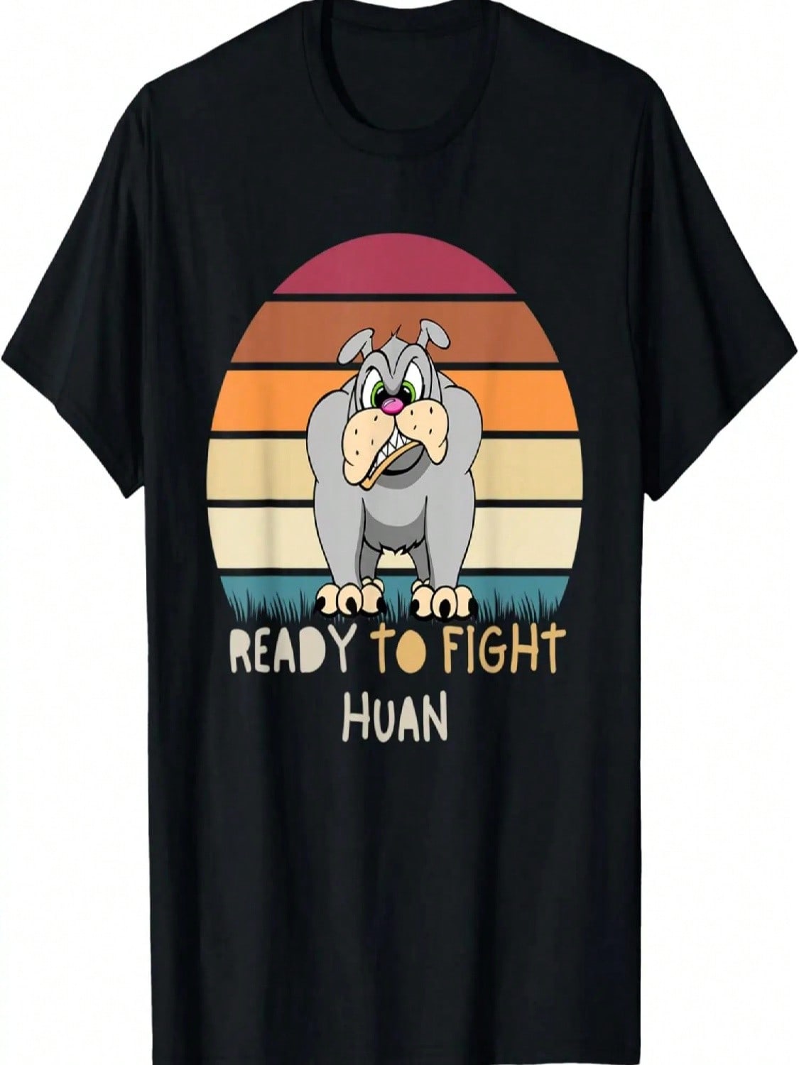 Funny Dog & Cat Apparel - Ready To Fight Huan T-Shirt S разноцветный