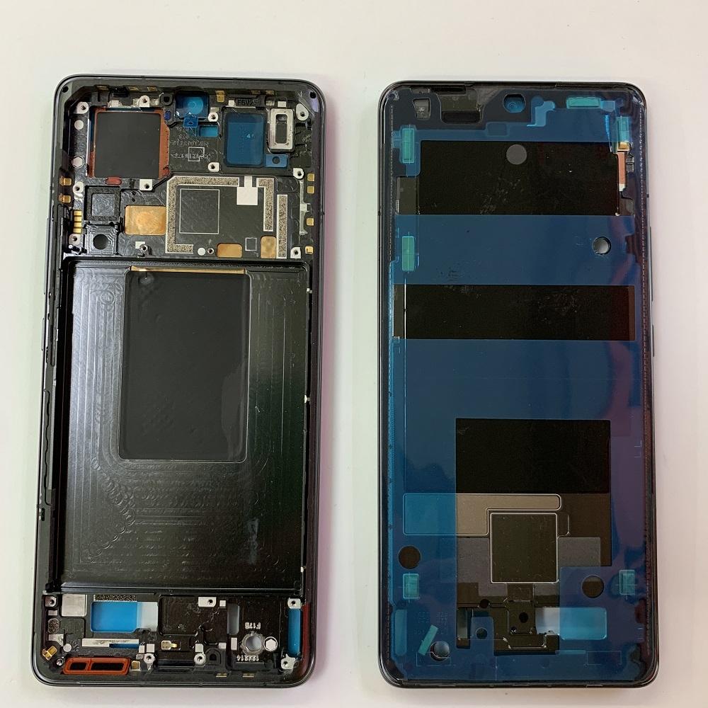 For Xiaomi Mi 12 Pro 12Pro LCD Front Housing Middle Frame Bezel Plate With Power Volume Buttons Smartphone Replacement