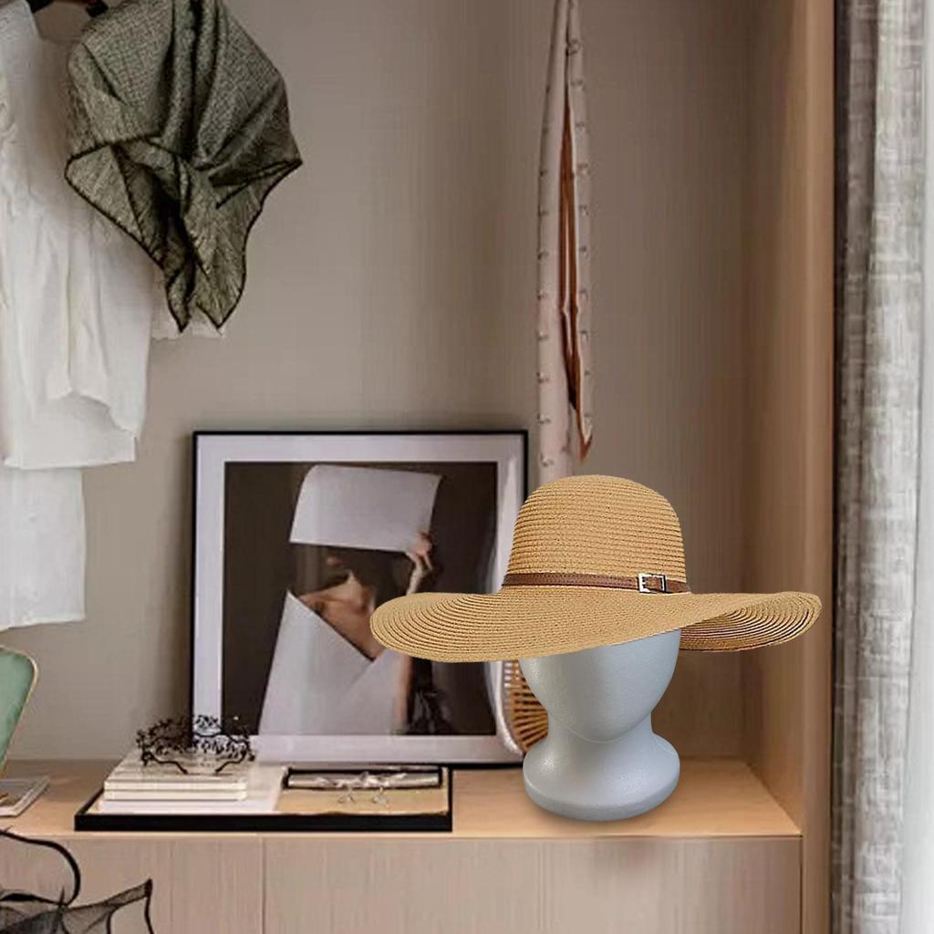 1PC Practical Foam Female Mannequin Head Mold Wigs Glasses Cap Showing Stand Bracket Models Professional Photograph Props