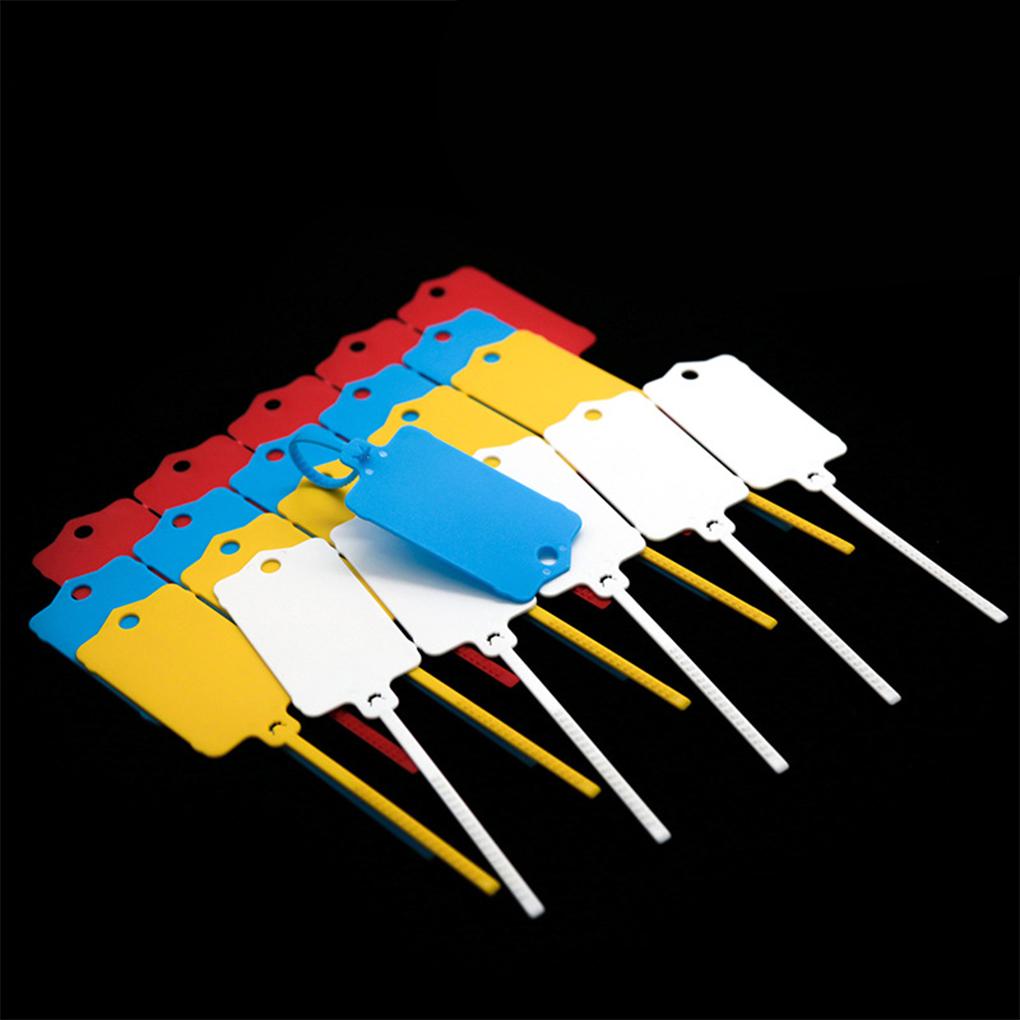 100x Tag Key Tags Durable And Reliable Reusable Plastic Straps For Various Uses Ties Key Tags