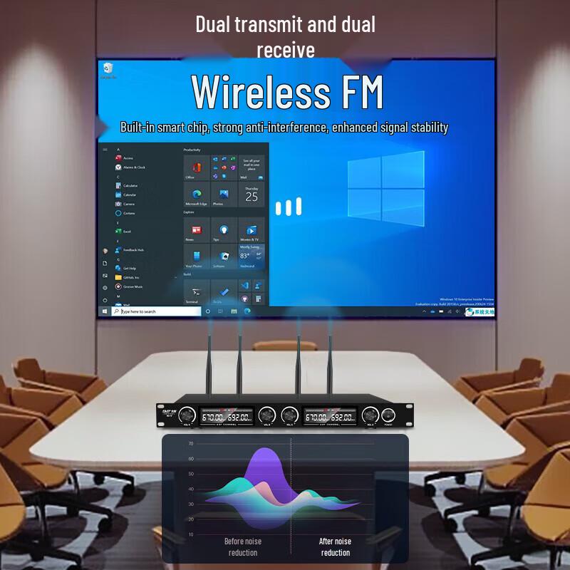 SAST SH413 All-in-One Bluetooth Wall-Mounted Conference Speaker System CN Plug (adapter Included) (CN Version)