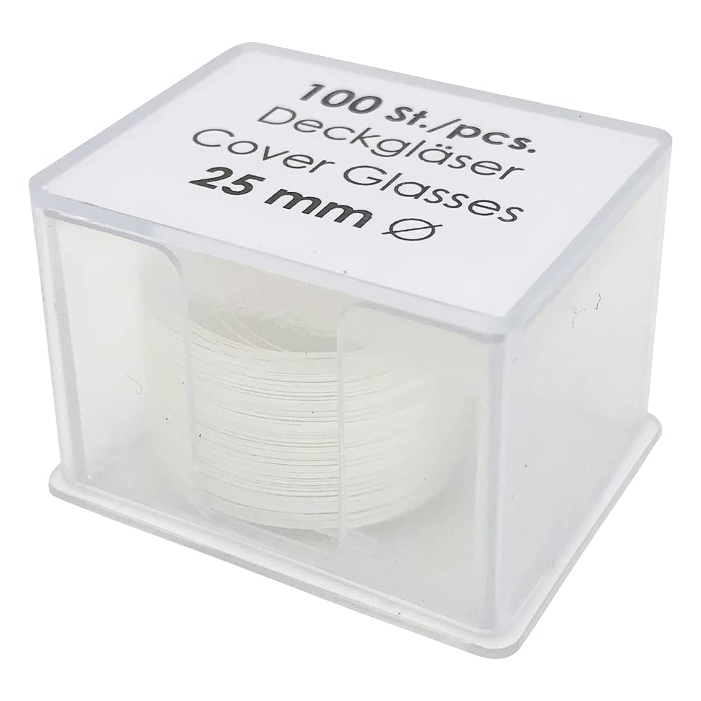 

AS ONE Круглые покровные стекла 0111650 100 листов x 10 коробок №. 25мм (10 листов) / 1-878-05