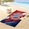 Bayern Munich Stripes Emblem beach towel Portable for travel Outdoor camping seaside quickdrying swim towel Outdoor pool towel