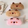 Cartoon Capybara Pen Bag Cute Pencil Case For Junior High School Students Desktop Storage Makeup Bag