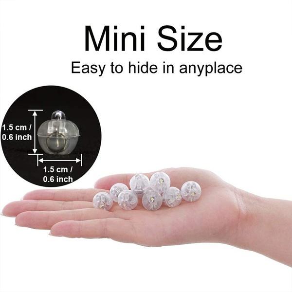 50PCS Waterproof DIY LED Balloon Light,Led Flash Ball Lamp for Paper Lantern Mason Jar Birthday Party Wedding Decoration