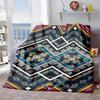 2026 New Arrivals Vibrant Geometric Flannel Throw Blanket Soft, Hypoallergenic Fabric with Southwestern-Inspired Design All-Season Cozy Blanket for Be