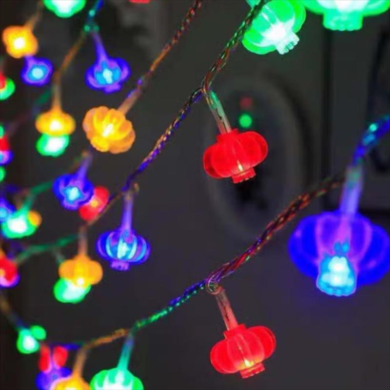 Chinese New Year LED Red Lantern String Lights