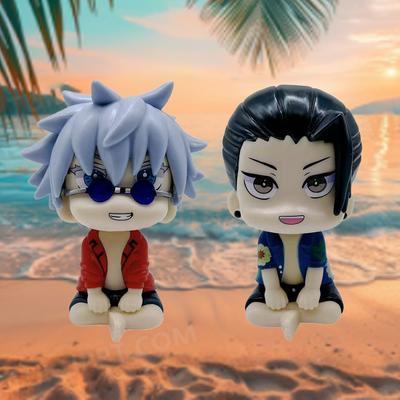 Anime Kawaii Fushiguro Ryomen Sukuna Spielzeug Gojo Jujutsu Kaisen Mini-Figuren Geto Suguru Sitzende Figur PVC Sammlerpuppen