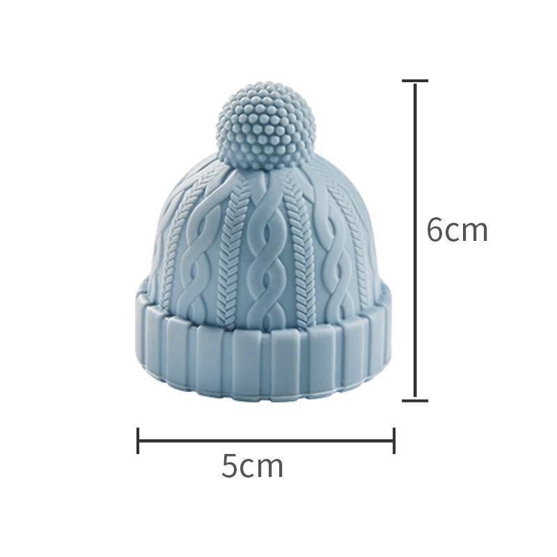

1/2pcs Silicone Wine Stopper Christmas Cap Wine Bottle Sealing Cover Stopper Fresh Red Wine Cork Champagne Bottle Stopper Kitchen Tools 1pc синий