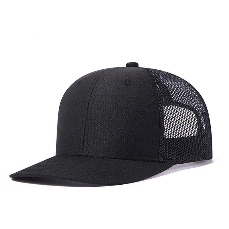 Cotton Mesh Truck Driver Cap With Wide Brim Sunshade For Summer Outdoor Activities