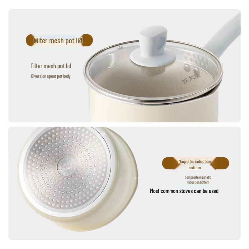 COOKER KING 18cm Non-Stick Multi-Purpose Milk Pot