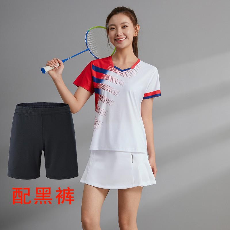 Quick-Dry Badminton Shirt Set Men Women Milk Silk Sportwear Tennis Table Athletic Outfit