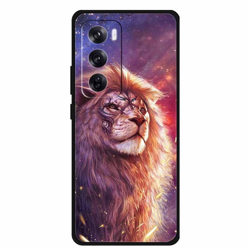 Funda For OPPO Reno 12 / Reno12 Pro Global Case Fashion Printed Soft Silicone Back Cover For Reno12 Pro Cat Phone Case Reno12 5G