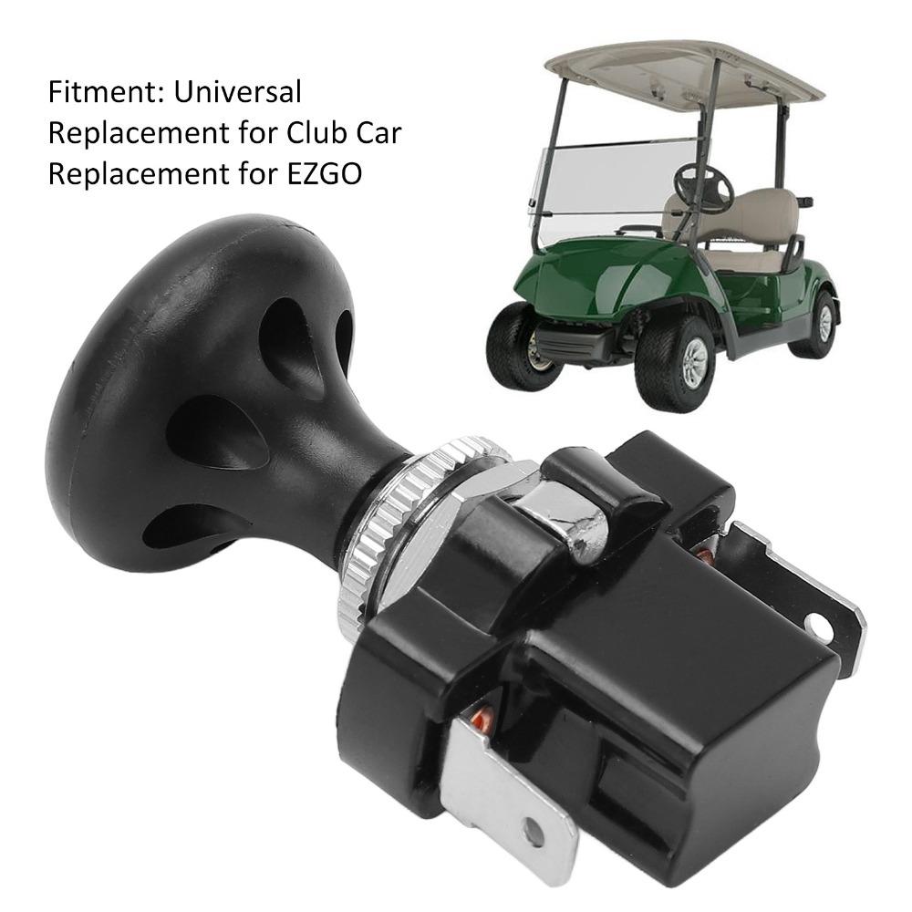 4034 Headlight Switch Black Push Pull Switch Universal Golf Cart Switch for Club Car/EZGO Golf Cart