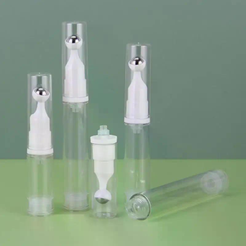 Roller Ball Vacuum Refillable Bottles Portable Empty Dispenser for Essential Oil Foundation Eye Cream Travel