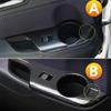 For Toyota Chr C-hr 2016-  Abs Black Front Door Armrest Window Lift Button Switch Cover Glass Control Panle Trim