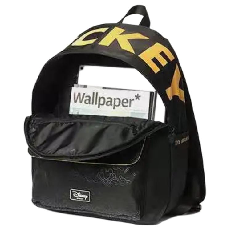 Li Ning Disney, Collaboration Sports Life Collection Fashion Trend Fabric Backpack Unisex Black ABSQ474-1