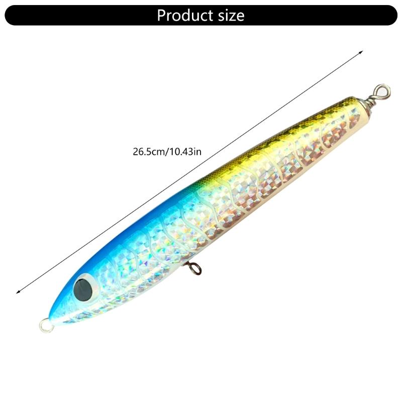 265mm Crankbait Baits Floating Fishing Lures Wood Floating Swimbait Wobbler Hard Baits for Trout Saltwater Fishing
