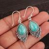 Rare  Amazonite Gemstone 925 Sterling Silver Jewelry Earrings For Birthday Gift EE-85-25