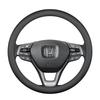 Honda Genuine Leather Steering Wheel Cover: Fits Accord, Civic, CRV, Haoying, Binzhi, XRV, Ultra-thin, Anti-slip.