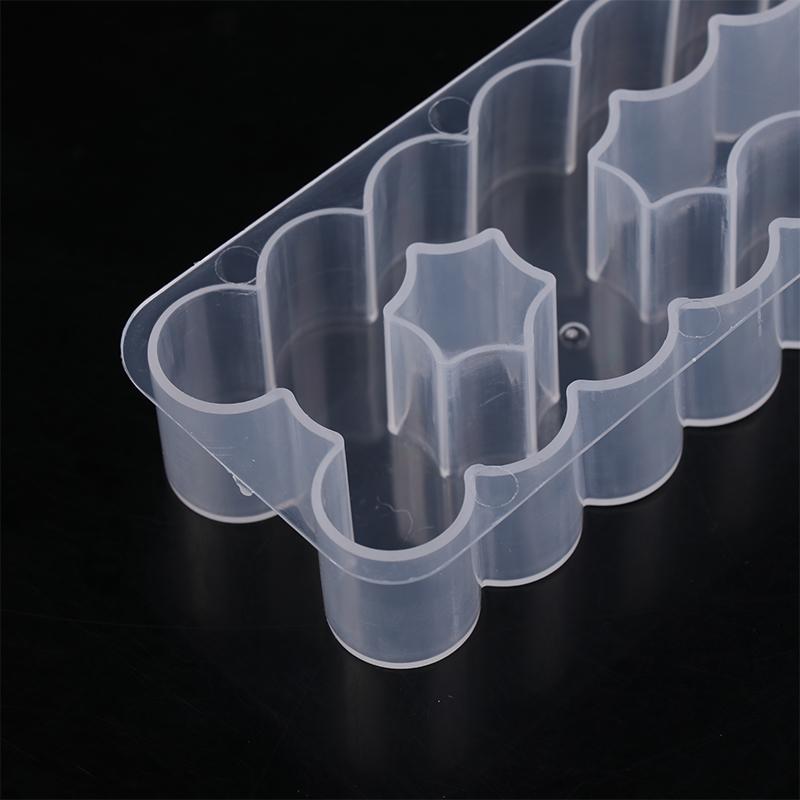 1/3Pcs 24 Slots 3Ml Vial Storage Case Stackable Plastic Microtube Storage Box Clear Freezer Tube Box Refrigerator Organizer
