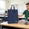 Durable Tote Bag Double-Layer Shoulder Handbag Casual Student Tutorial Bag  Document