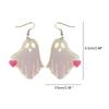 Novelty Acrylic Specter Earrings Holiday Party Favor Decoration Supply Colorful Specter Charm Stud Earring Jewelry Gift