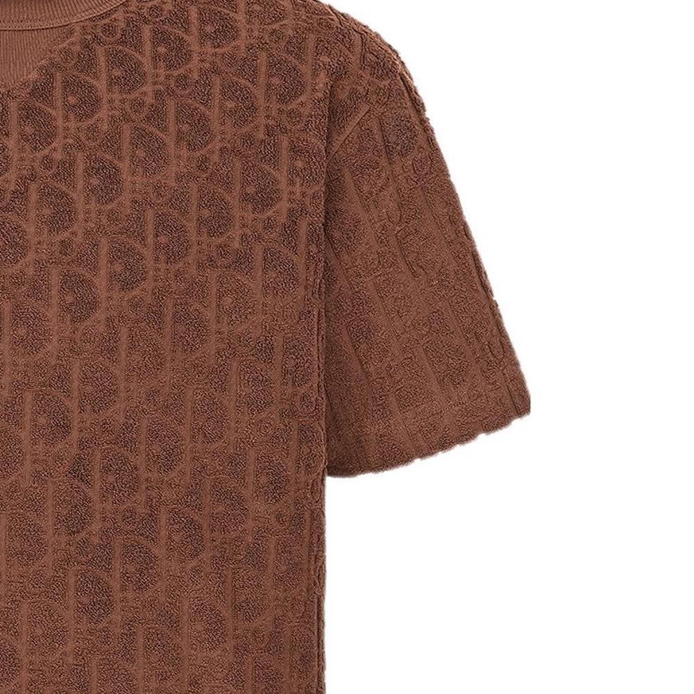 DIOR Oblique Relaxed Fit T shirt 113J692A0614-C777