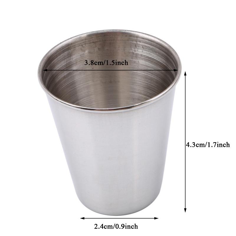 

4 шт./набор 30/70/180 мл портативный набор из нержавеющей стали для вина питьевые ликер алкоголь виски водка кружка дорожная барная посуда аксессуары