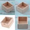 3pcs Dollhouse Miniature Basket Wooden Vegetable Storage Box /12 Scale Doll House Decorations