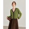 Women's Cashmere Blend V-Neck Knit Cardigan
