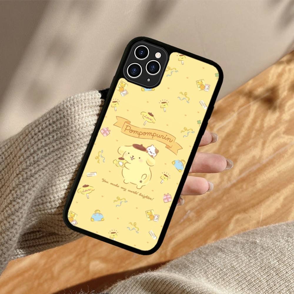 

Мультяшный P-Pompompurins Милый Чехол для Телефона Для IPhone 17 16 15 14 13 Plus 12 11 Pro Max PC+TPU Чехлы Задняя Крышка iPhone 13pro max