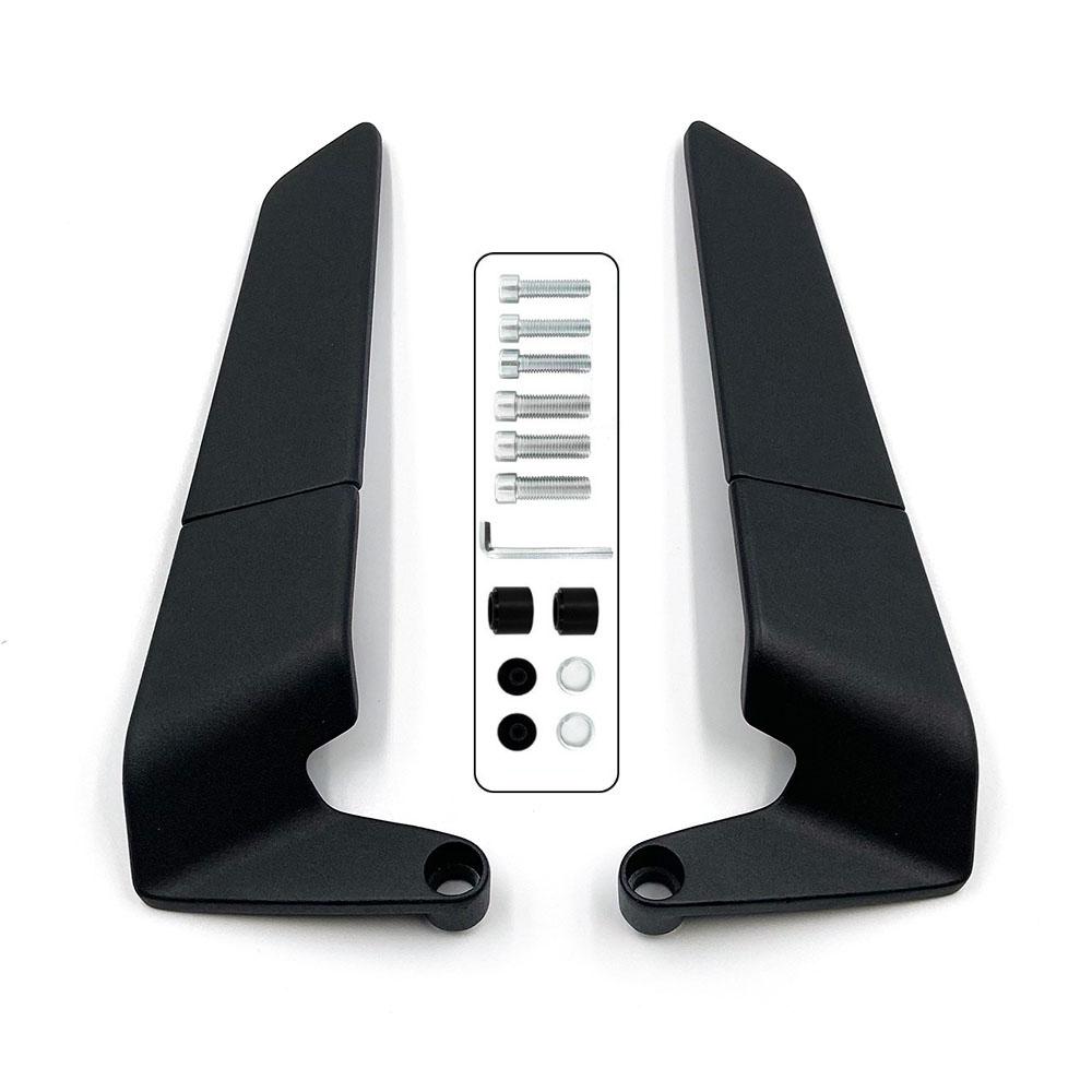 

Motorcycle Accessories Mirrors Stealth Winglets Mirror To Rotate Adjustable Mirrors For YAMAHA MT 03 07 09 R1 R3 R7 XMAX KTM BMW чорний