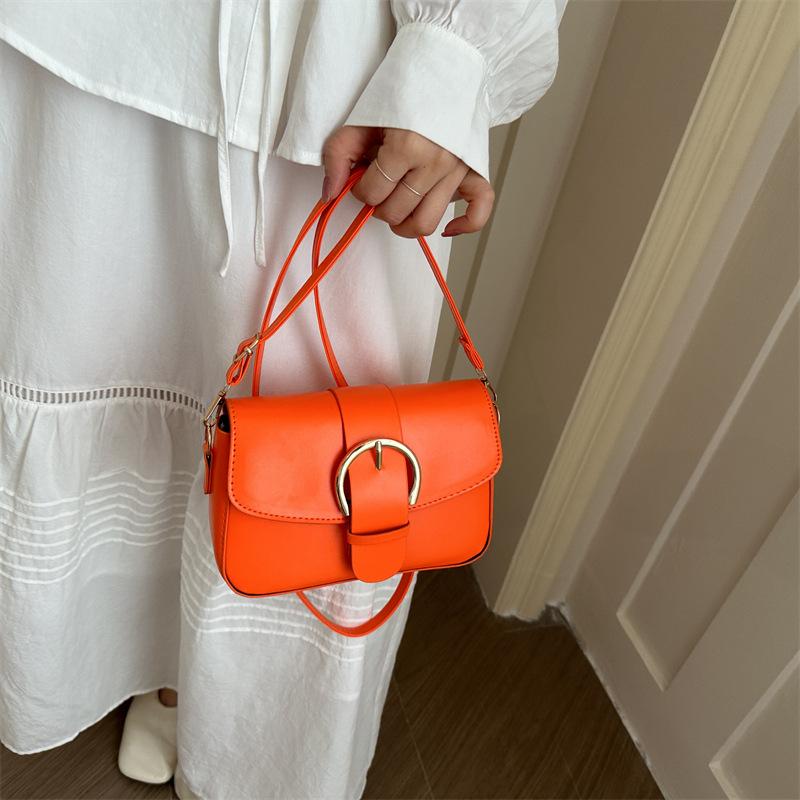 Women Fashion Simple Single Shoulder Crossbody Small Square Armpit Commute Bag
