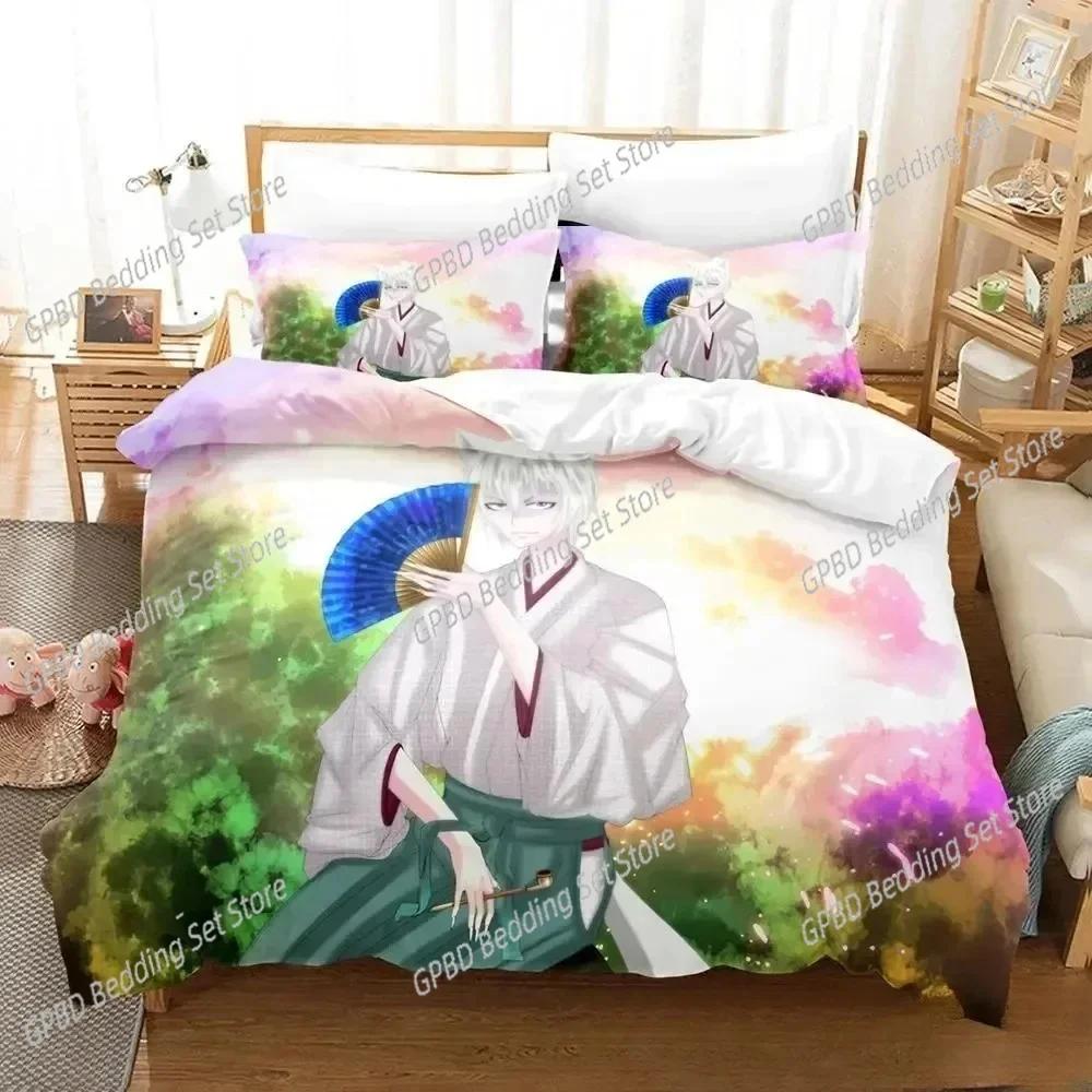 Anime Kamisama Kiss Tomoe Bedding Set Boys Girls Twin Queen Size Duvet Cover Pillowcase Bed Adult Fashion Home Textileextile