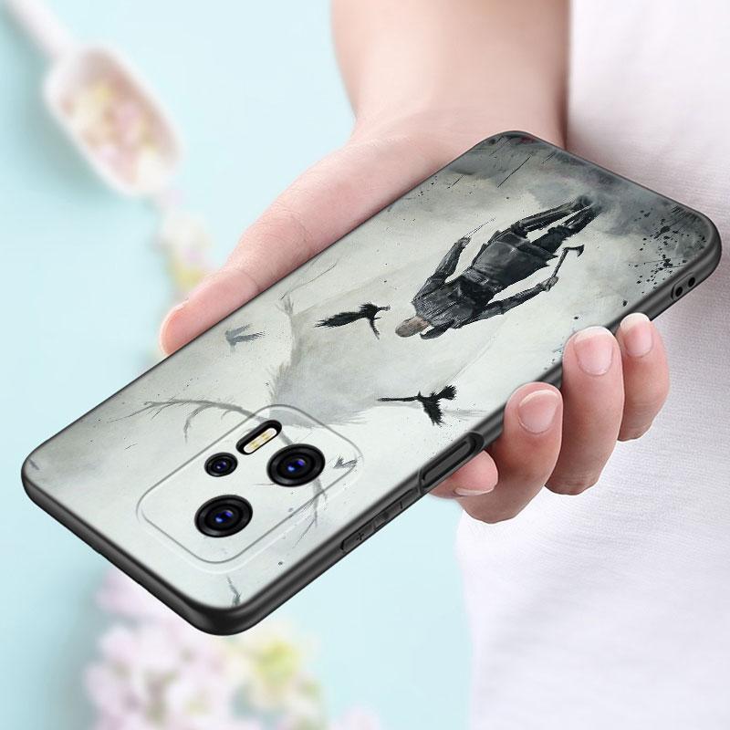 Viking Vegvisir Logo Telefonfodral För Xiaomi POCO F2 F3 M2 M3 M4 X3 X4 Pro NFC F4 GT 5G F1 X2 C3 C31 C40 M5S Mjuk TPU Svart skal