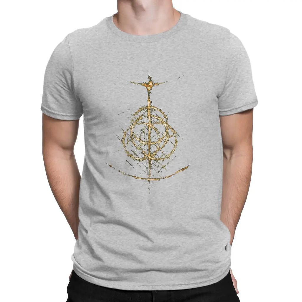T-shirt Anello Uomo DARK SOULS Fantastici Cotone Magliette Girocollo Manica Corta T-shirt Idea Regalo Top