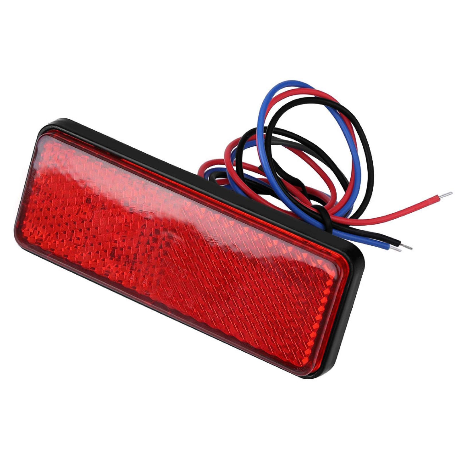 

KIMISS Rear Fog Lamp forcars led tail light forutv k, Rectangle Reflector Tail Brake