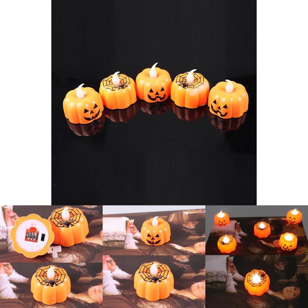 Halloween Kürbis LED Elektronische Kerzen für bezaubernde Feiertags-Partydekoration