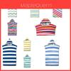 Striped Quick Drying Hooded Bathrobe For Swimming And Beach Vacation