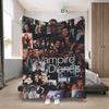 Printed Blanket Picnic Blankets Warm Blanket Soft and Comfortable Blanket Home Travel The V-Vampires D-Diaries Birthday Gift