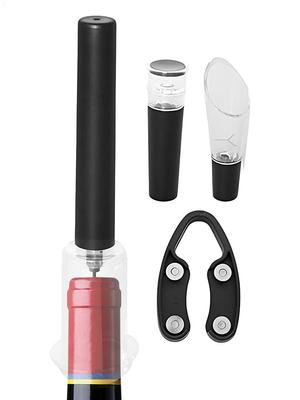 Air Pressure Wine Openers Manual Aerator Corkscrew Needle Type Wine Opener Kit For Home Travel Pocket Holiday Bar Party Kitchen