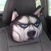 30*25cm Kreatywny 3D Animal Cat Dog Head Fotelik samochodowy Poduszka zagłówka Poduszka zagłówka Cool Animal Zagłówek