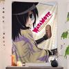 WataMote Anime Tapestry Tomoko Kuroki Colorful Wall Hanging Boho Mandala Wall Art for Home Bedroom Dorm Decor Flat Print