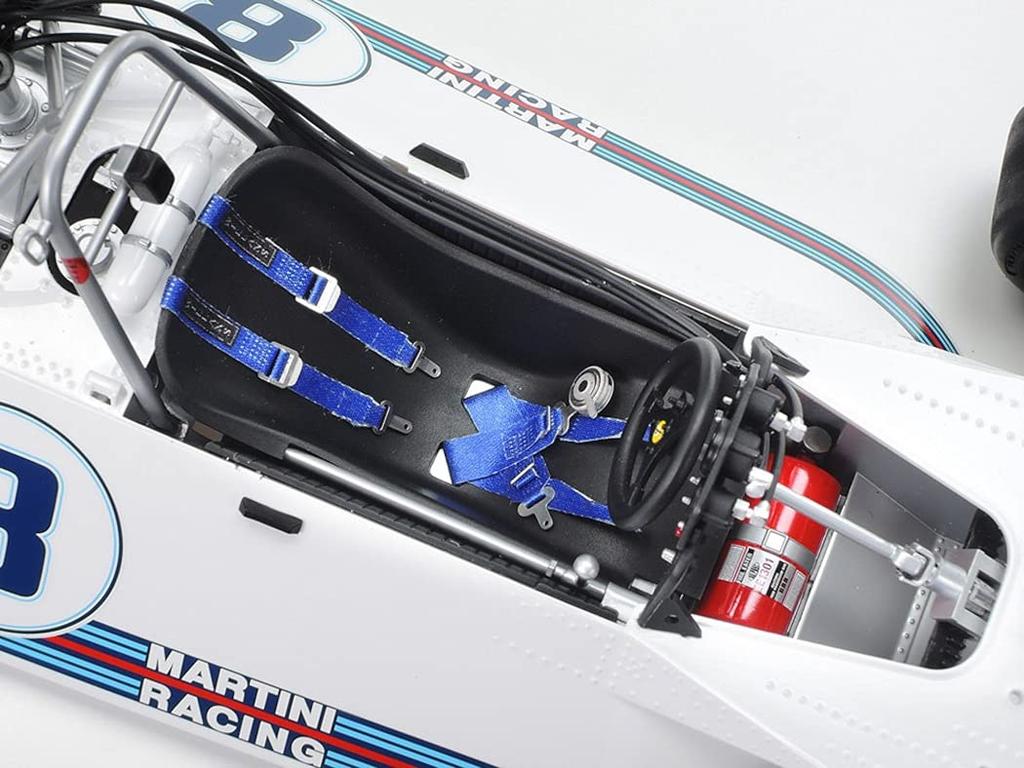 Tamiya 1/12 Big Scale No. 42 Martini Brabham BT44B 1975 Plastic Model Kit with Etched Parts (12042)