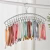 8/10/20 Clips Stainless Steel Laundry Drying Rack Clothes Hanger Windproof for Underwear Socks Bras Hats